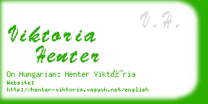 viktoria henter business card